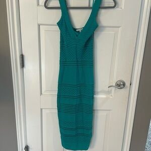 Turquoise Ronny Kobo xs bandage dress